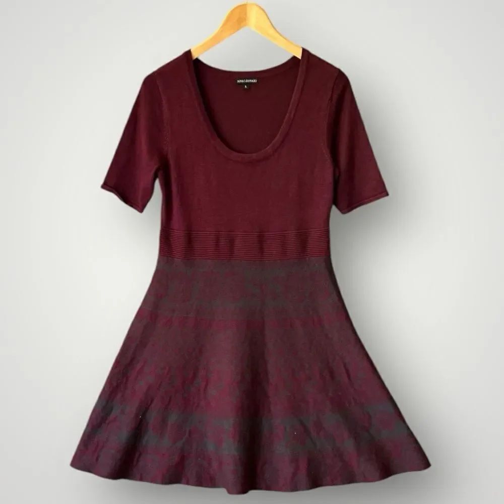 🎉5 for $45🎉 Nina Leonard Dress Knit Women Size L